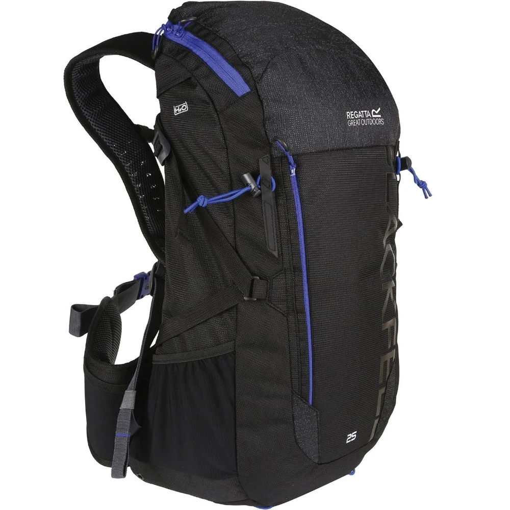 NEW REGATTA Unisex Blackfell III 25 L Rucksack – Black / Surf Spray